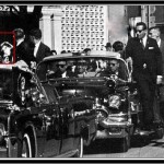 Image depicting a man who resembles Oswald at floor level of the Schoolbook Depository moments before the shooting began.